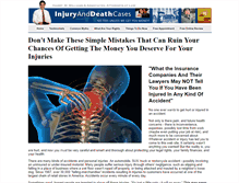 Tablet Screenshot of peoriainjuryattorneylawyer.com